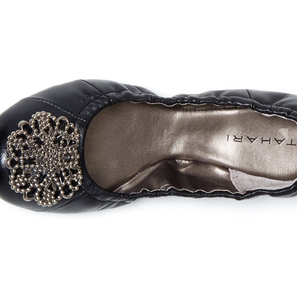 Tahari 'Valerie' Ballet Flats w/ Embellishments